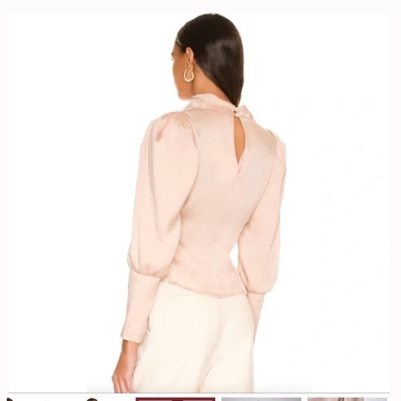 NWT ASTR the label Valencia top in blush size XS formal office elegant - Picture 2 of 11